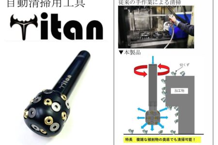 自動清掃用工具　Titan